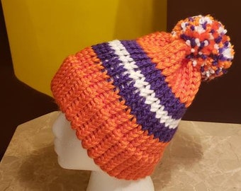 Clemson Skull Cap - Etsy