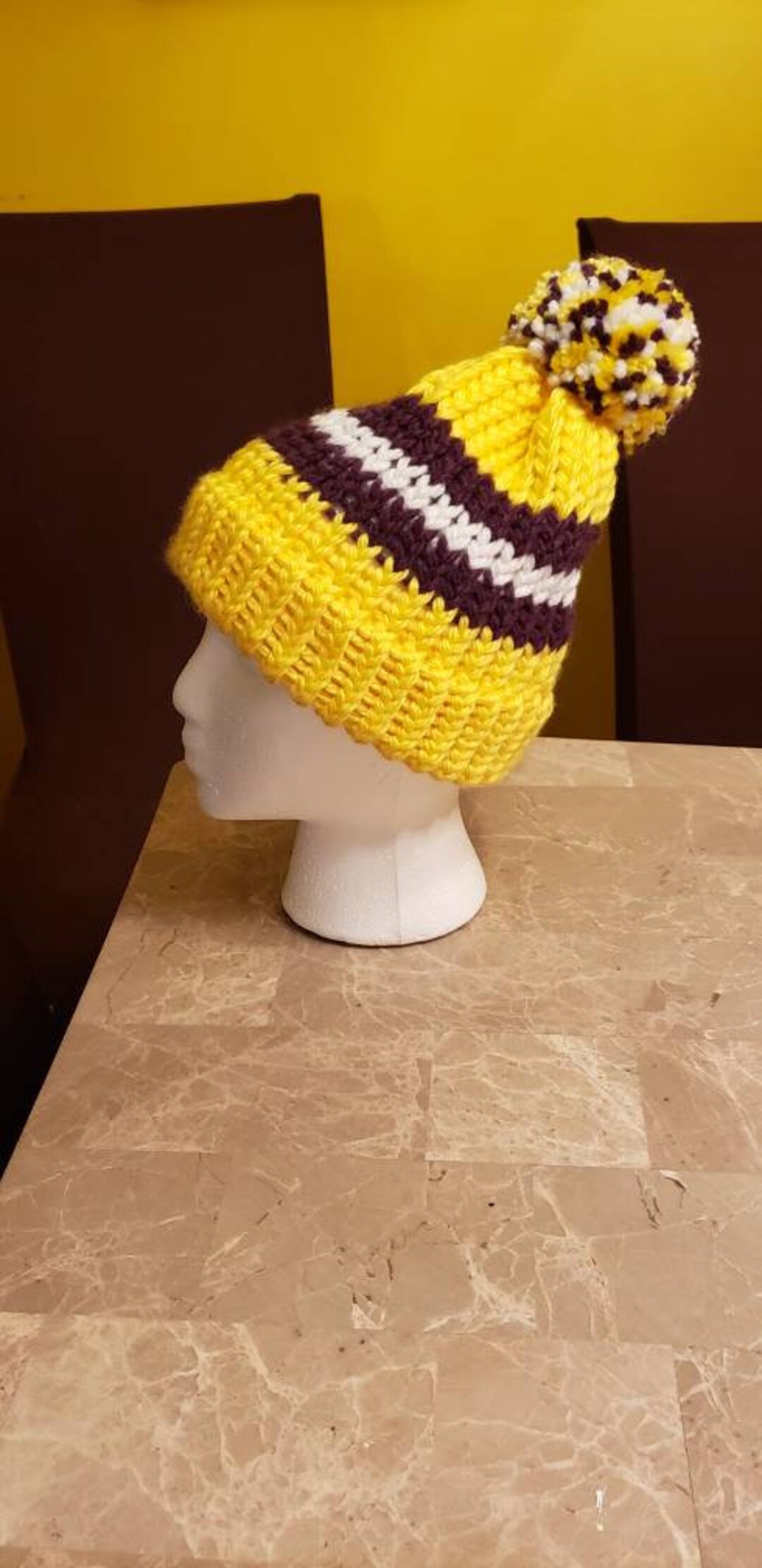 LAレイカーズのニット帽 - Etsy 日本