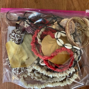 MYSTERY Shell vintage to new JEWELRY grab bag  1 LB Treasure Box  Lot | Broken Jewelry for Crafts Bulk Jewelry | Bulk Jewelry wholesale
