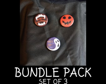 Halloween Button Bundle Spooky Small Bag Buttons Accessories Ghosts Vampire Fangs Bag Accessories Pumpkin Buttons Monster Bag Accessories