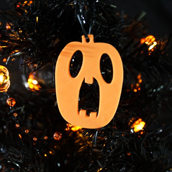 Cute & Spooky Friendly Ghost Holding a Pumpkin Halloween Christmas Ornament Cute & Spooky Friendly Ghost Holding a Pumpkin Halloween Christmas Ornament