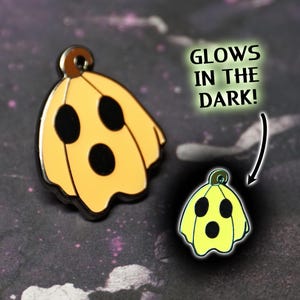 Pines de esmalte fantasma Pines de calabaza Accesorios de Halloween Accesorios de fantasmas Accesorios de calabaza Pines espeluznantes Pines lindos de esmalte duro Kawaii