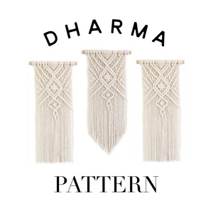 MACRAME PATTERN PACKAGE Intermediate Advanced Wall Hanging Patterns and Tutorials. Learn How To Macrame Knots and Designs. image 6