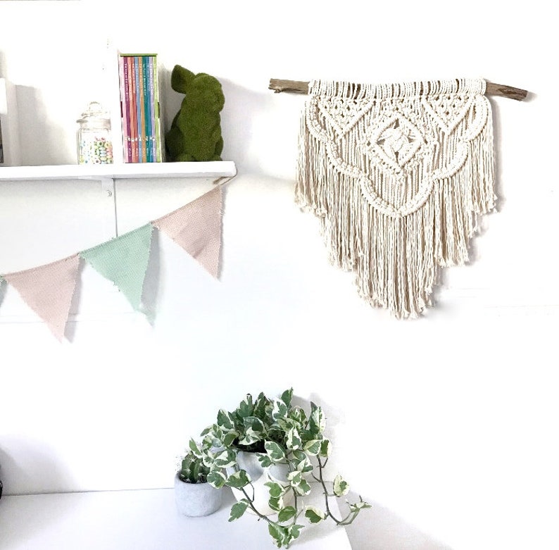 Macrame Wall Hanging Pattern Beginner Intermediate Etsy