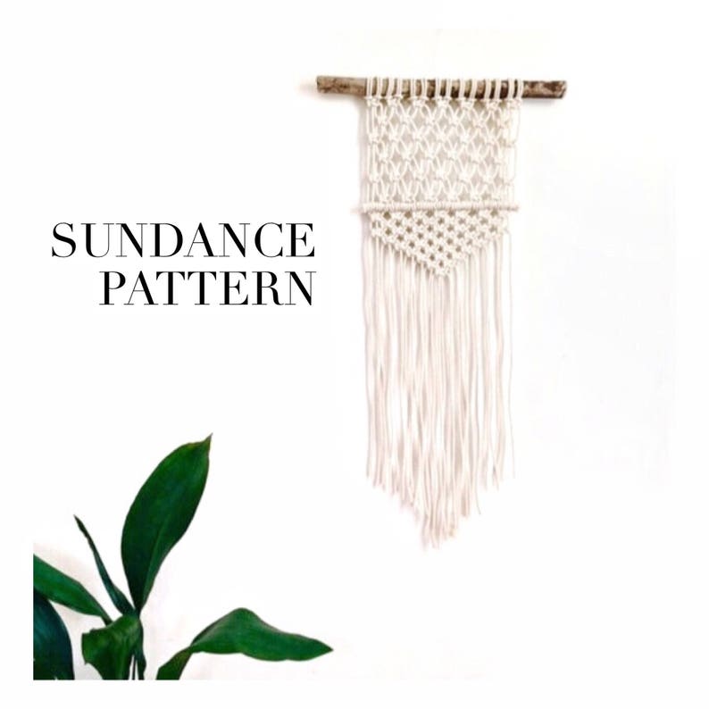 Macrame Pattern For Wall Hanging Beginner Friendly Easy Diy Manual Step By Instructions Tutorial