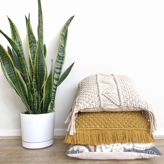 macrame pillow cover pattern