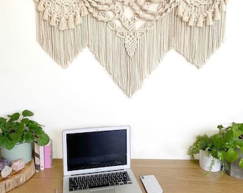 Macrame Wall Hanging Pattern "Aurora" || Tutorial Beginner, Intermediate, Advanced DIY Macrame Manual, Macrame Instructions, Guide How To