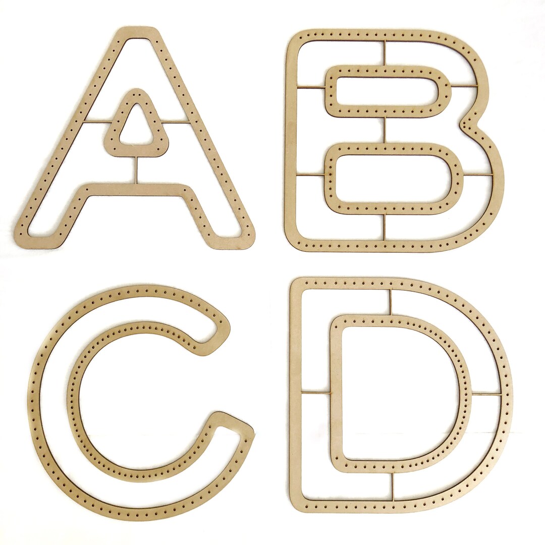 Custom Loom Lettering Letter Looms for Weaving, Personalised Gift, Kids Craft, Kids Weaving ...