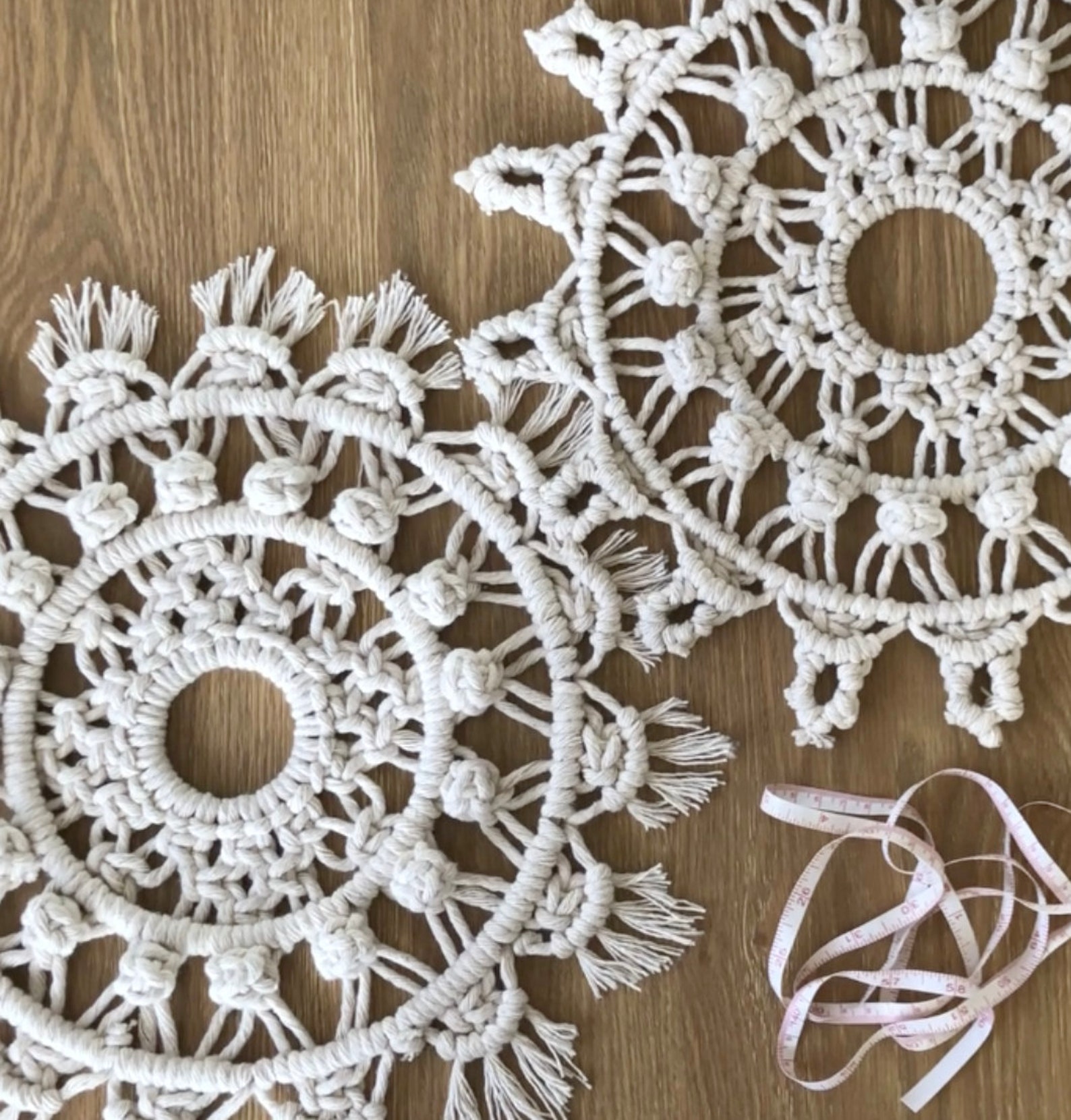 Macrame Mandala Tutorial Pattern Video Class Macrame | Etsy