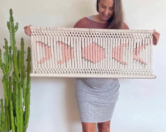 Macrame Wall Hanging Pattern "Phases" || Tutorial Beginner, Intermediate, Advanced DIY Macrame Manual, Macrame Instructions, Guide How To