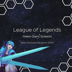 League of Legends Gwen Scissor & Needle Prop Blueprints