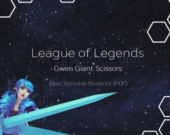 League of Legends Gwen Scissor & Needle Prop Blueprints