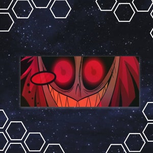 Holografische oogsticker Alastor Radio Demon Hazbin Hotel