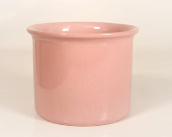 Vintage Blush Baby Pastel Pink Glazed Ceramic Planter Scheurich Keramik Flower Pot West German Retro Mid Century Modern Pottery Art Studio
