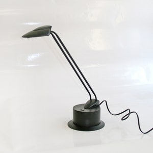 Vintage Sölken Leuchten Postmodern Jet Black Adjustable Articulated Desk Lamp Retro Crane Architect Task Home Office Studio Futuristic Light