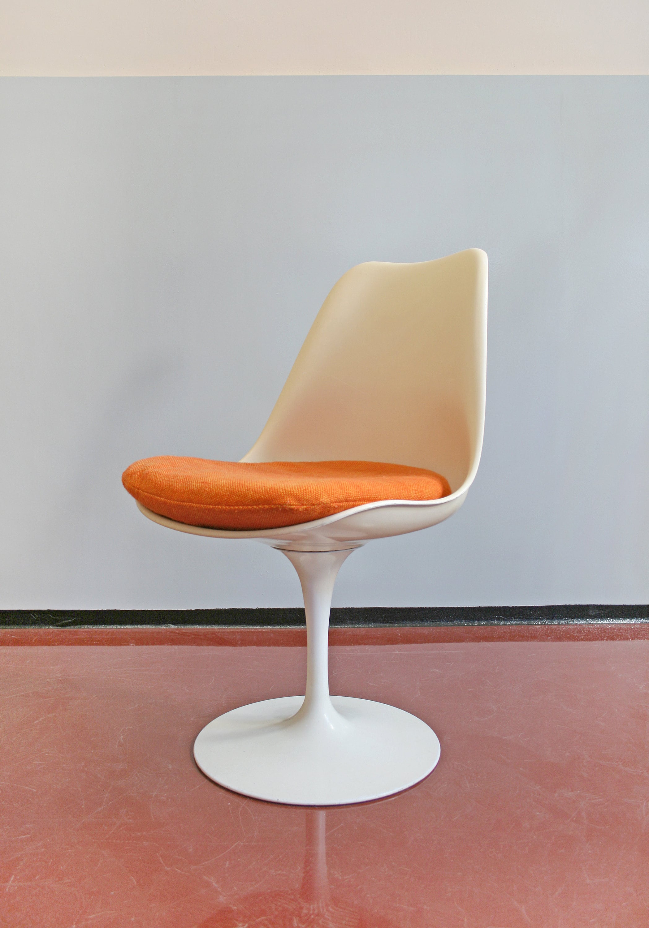 wetgeving Uitdrukkelijk audit Vintage Eero Saarinen Knoll International Orange White Tulip - Etsy