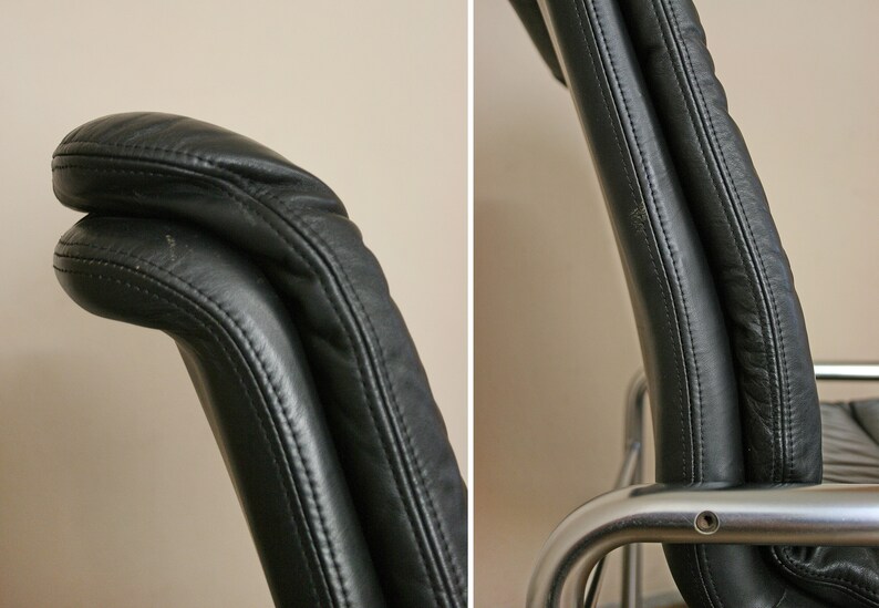 Vintage Mauser West Germany Black Leather Executive Lounge | Etsy