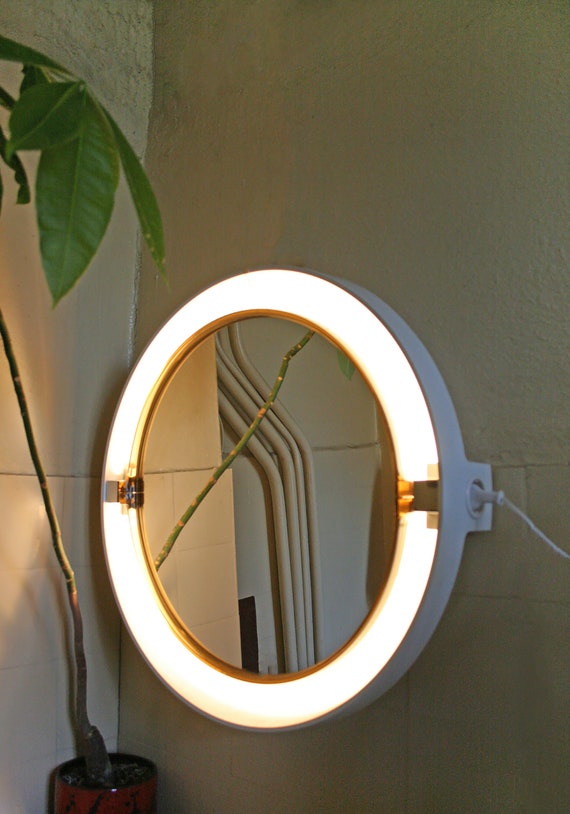 Vintage Allibert West German Bathroom Vanity Mirror Backlit Etsy