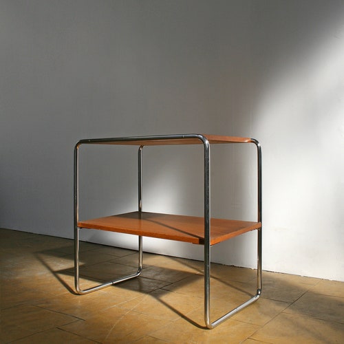 希少 BAUHAUS THONET postmodern ヴィンテージ 入手困難 Vintage Marcel Breuer Thonet B12 Bauhaus Console Side End Table