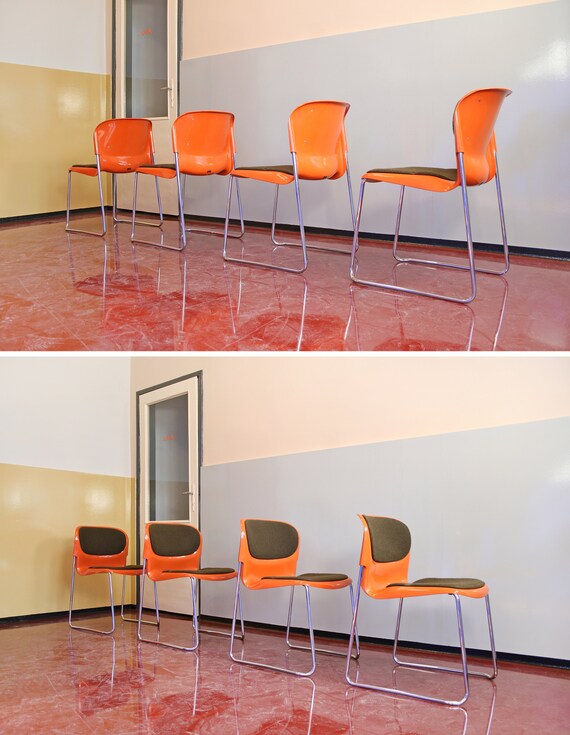 Moulded plastic dining chairs sale