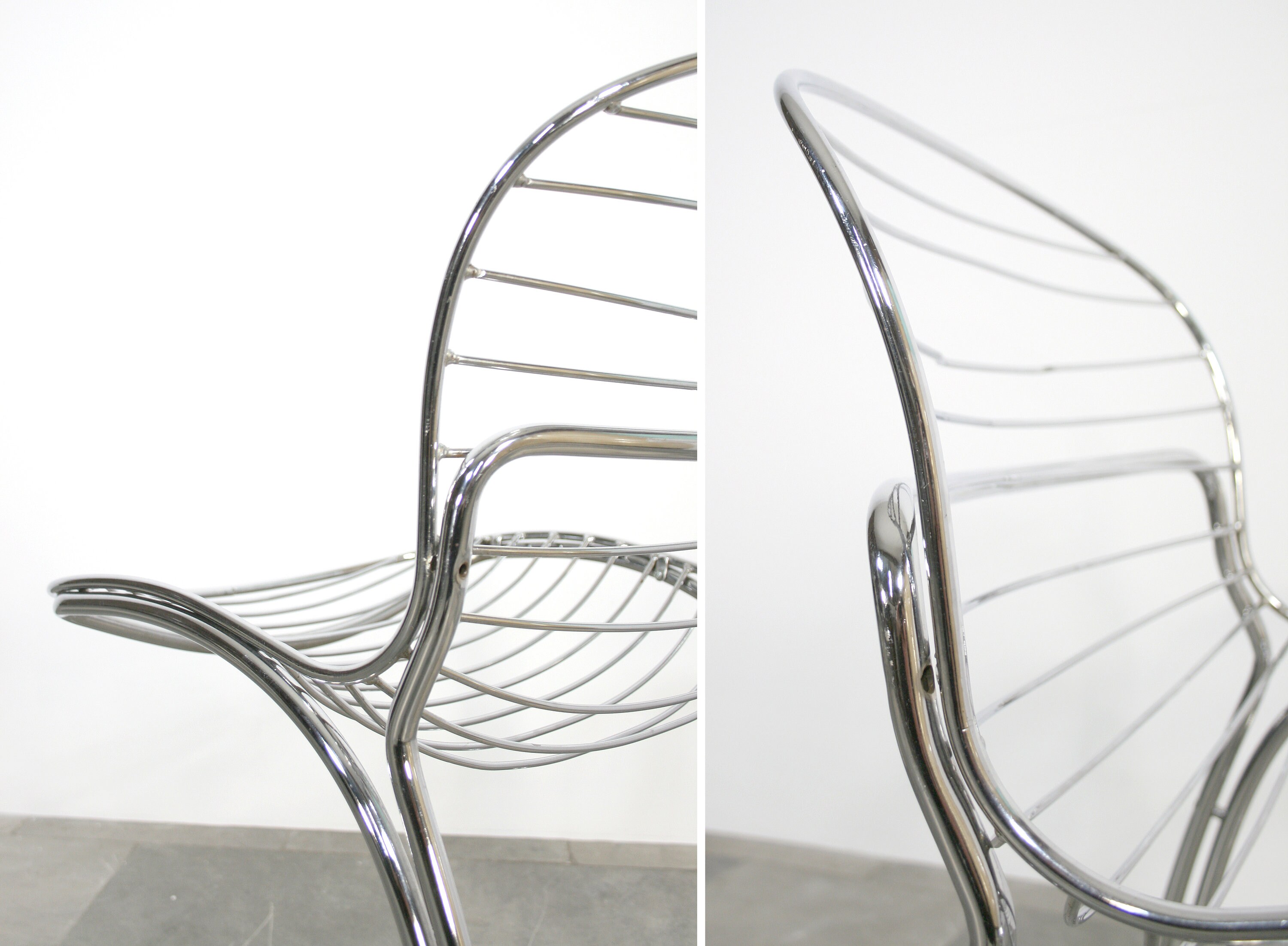 Vintage Gastone Rinaldi Rima Sabrina Tubular Chrome Cantilever