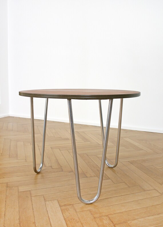 Oak and chrome dining table online