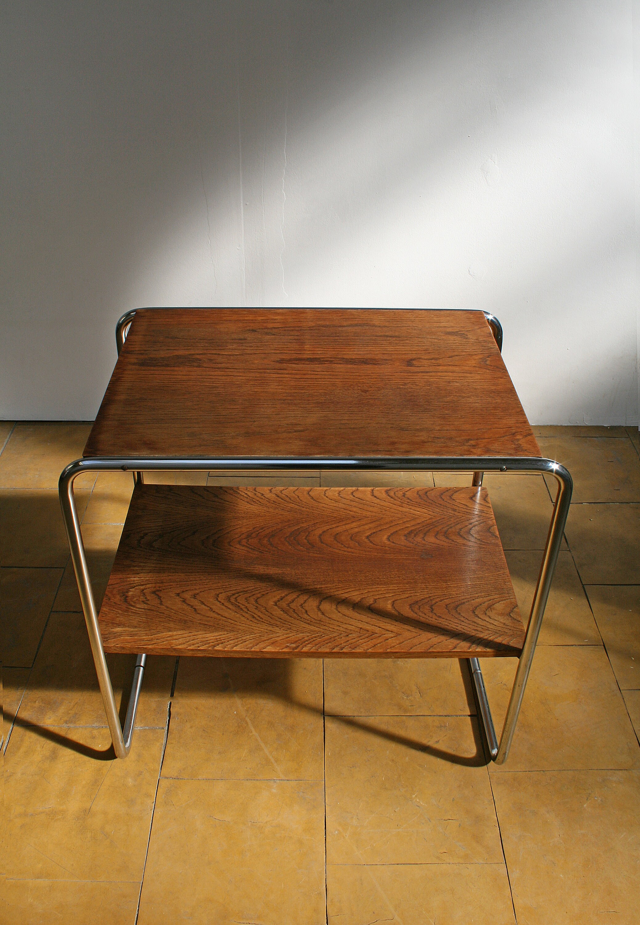 希少 BAUHAUS THONET postmodern ヴィンテージ 入手困難 Vintage Marcel Breuer Thonet B12 Bauhaus Console Side End Table