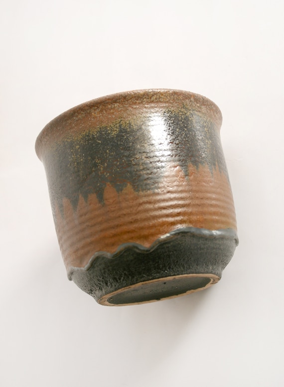 Small Vintage Scheurich Keramik Caramel Brown Textured Fat Lava Ceramic  Planter Mid Century Modern West German Pottery Art Modernist Pot - Etsy