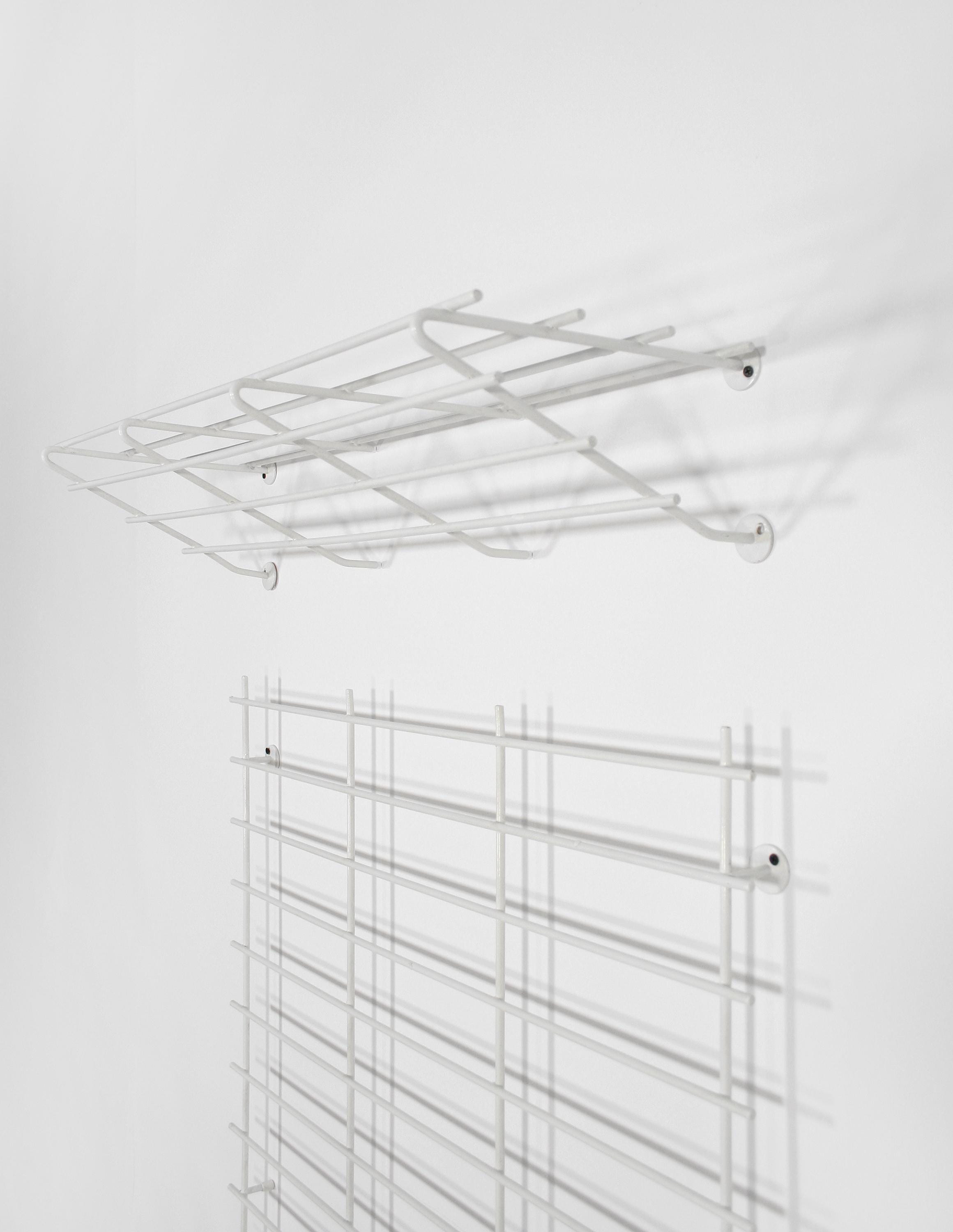 Vintage Friso Kramer Spectrum Dutch Minimalist White Deurne Wire Wall ...
