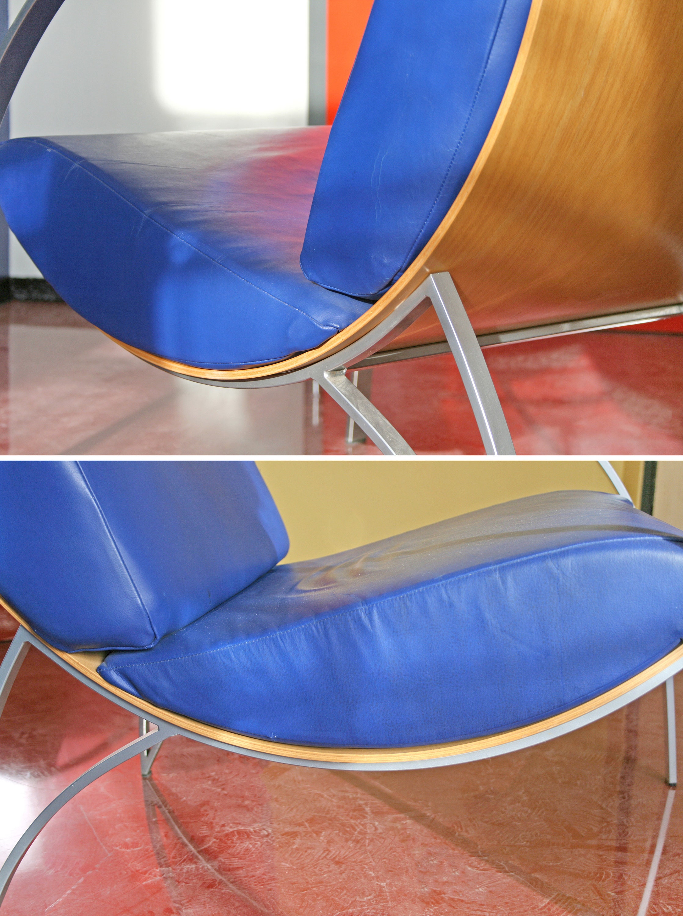 Vintage KFF Karl-friedrich Förster Karlo Postmodern Lounge Chair