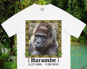 Harambe Memorial We Love You Harambe Rest In Peace