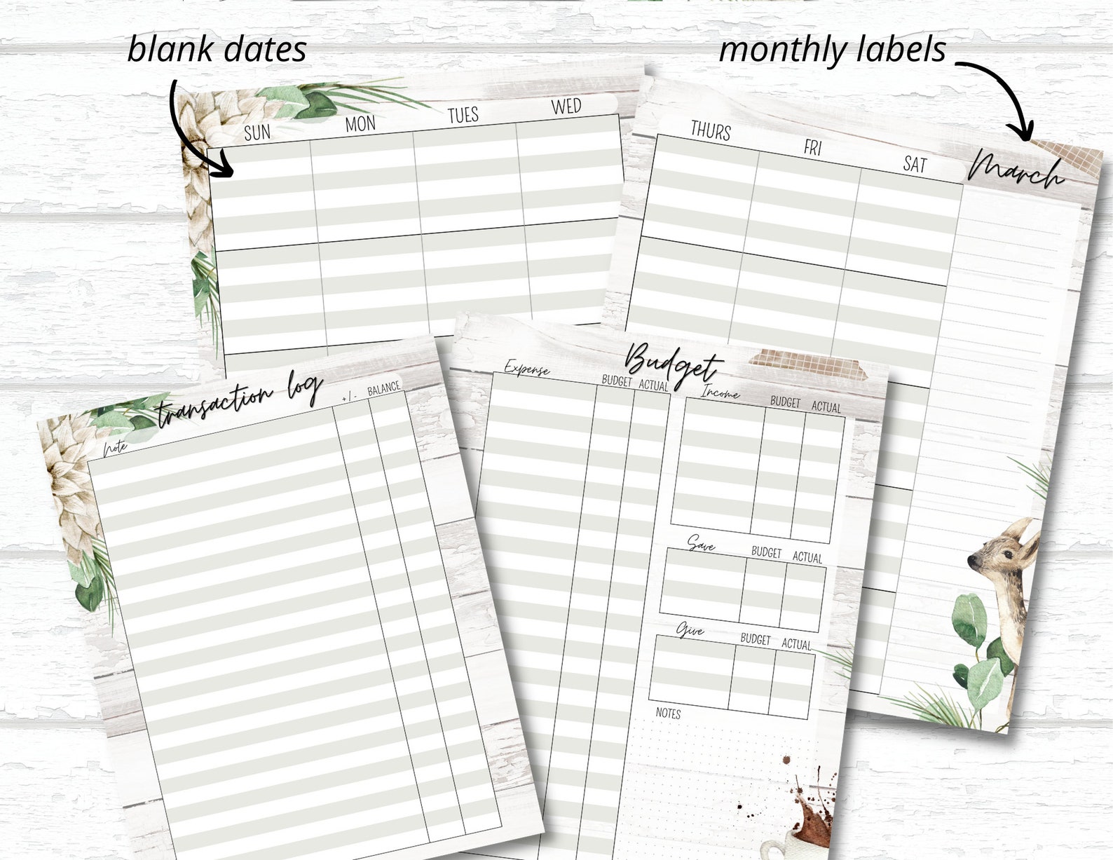 PRINTABLE Budget Planner Undated Finance Planning Pages With Etsy printable-budget-planner-undated-finance-planning-pages-with-etsy