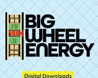 Big Wheel Energy - Fonte preta - Preço certo - Download digital - PNGs - SVG - EPS - Arquivos Ai