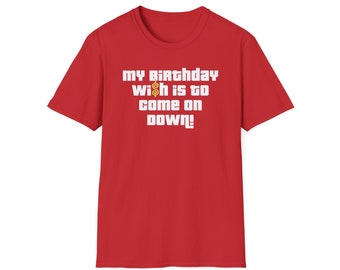 Meu desejo de aniversário é cair – Camisa Price is Right – Disponível em várias cores