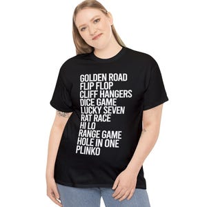 CUSTOM SHIRT - Price is Right List YOUR Favorite Games