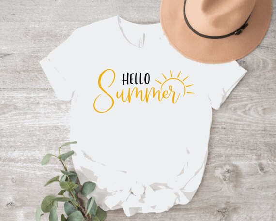 Hello Summer Shirt, Teacher Summer Shirt, Student Summer Shirt, End of School Year Shirt, Beginning of Summer Shirt, Sunshine Shirt