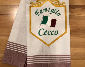 Italian Tea Towel Etsy