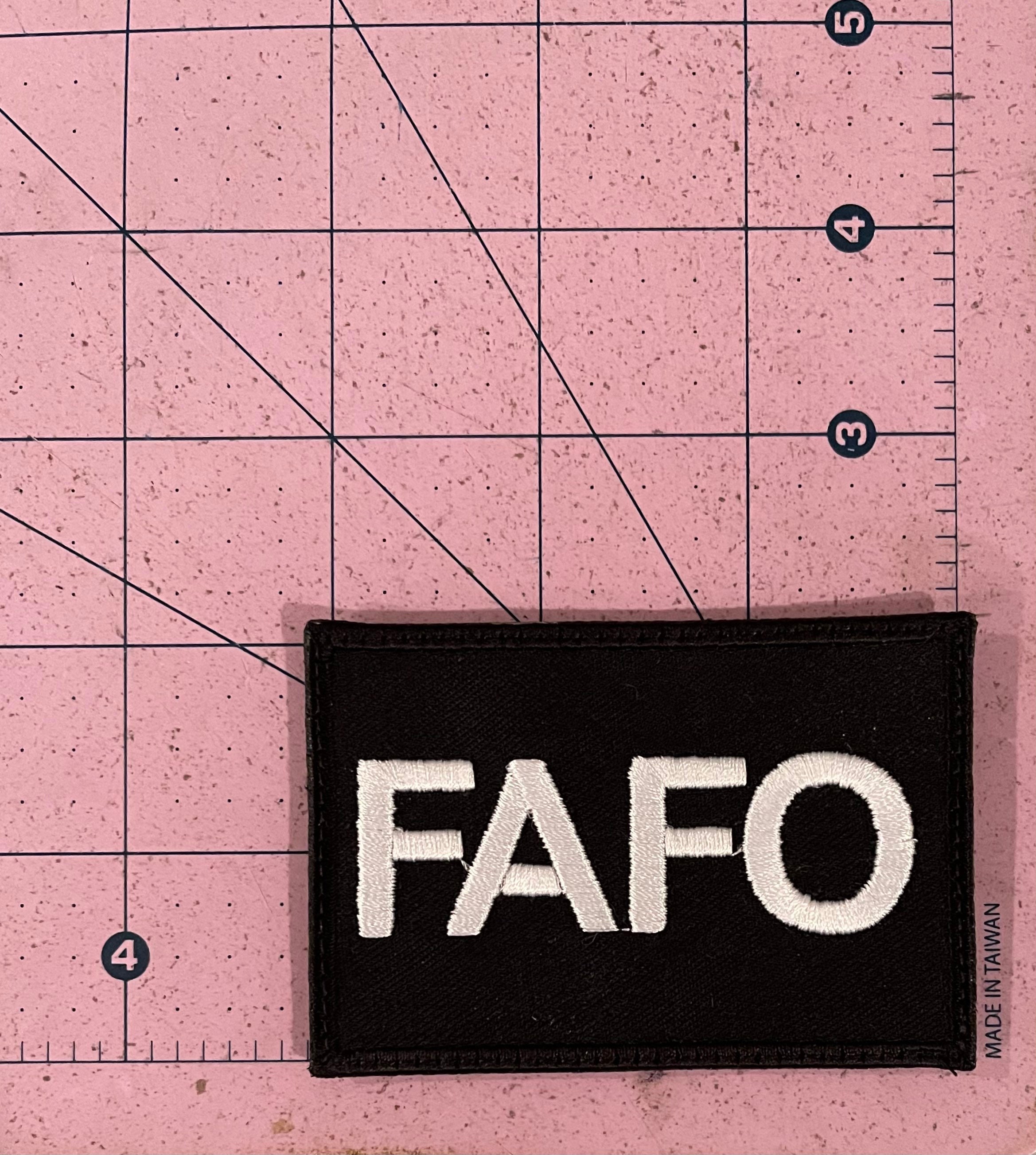 FAFO Patch 3 X 2 