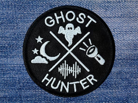 Ghost Hunter Patch 3.25" Iron On