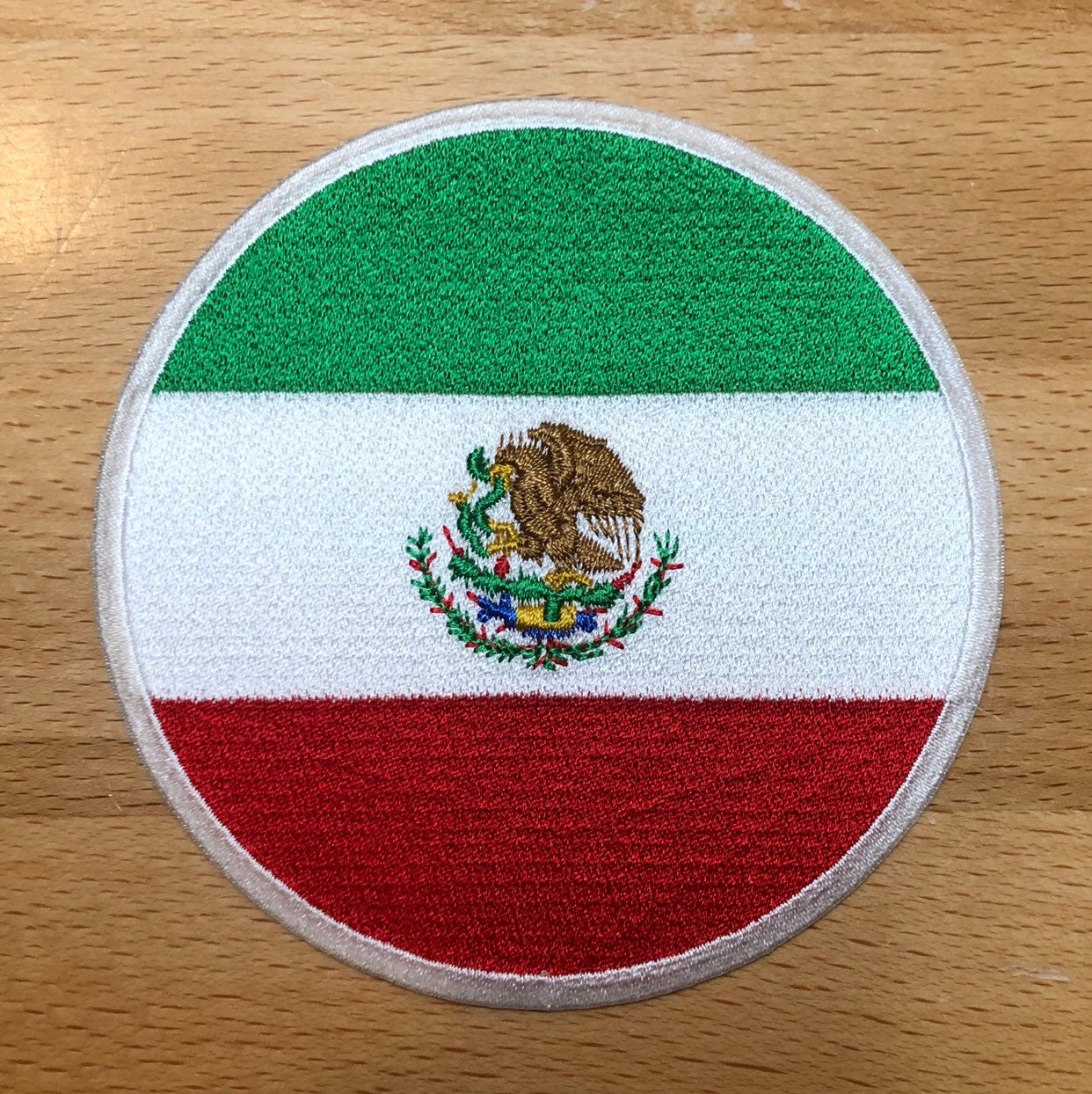 Mexican Map Mexico Flag Sew On Patch