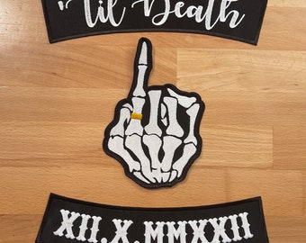 10" 'Til Death rocker & Ring Finger Patch - SOLD SEPARATELY