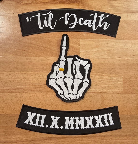 10" 'Til Death rocker & Ring Finger Patch - SOLD SEPARATELY
