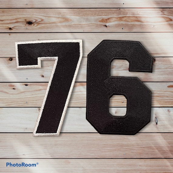 3”, 6", 8" Number Patches
