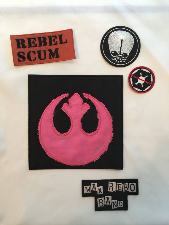 Punk Leia Cosplay Vest Back Patches Only or Complete Vest