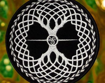 Celtic Tree of Life Patch - 4.25"