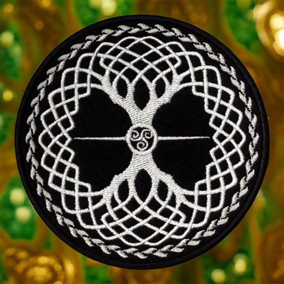 Celtic Tree of Life Patch - 4.25"