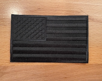 Toppa Ricamata Termoadesiva Bandiera USA E Florida | 7x4,5 Cm, 100% Poliestere, Ricamo Americano, Per Personalizzare Abbigliamento E Accessori