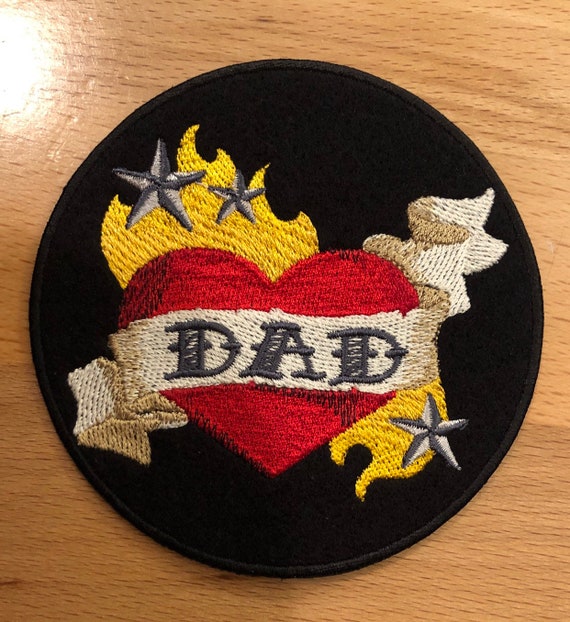 Mom Dad Name Tattoo Patch Etsy Mom Dad Name Tattoo Patch Etsy