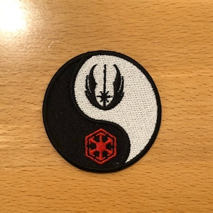 Yin Yang Star Wars Sith / Jedi Order patch