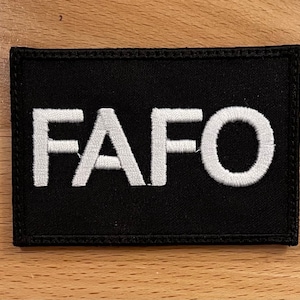 FAFO Patch 3&quot; x 2&quot;